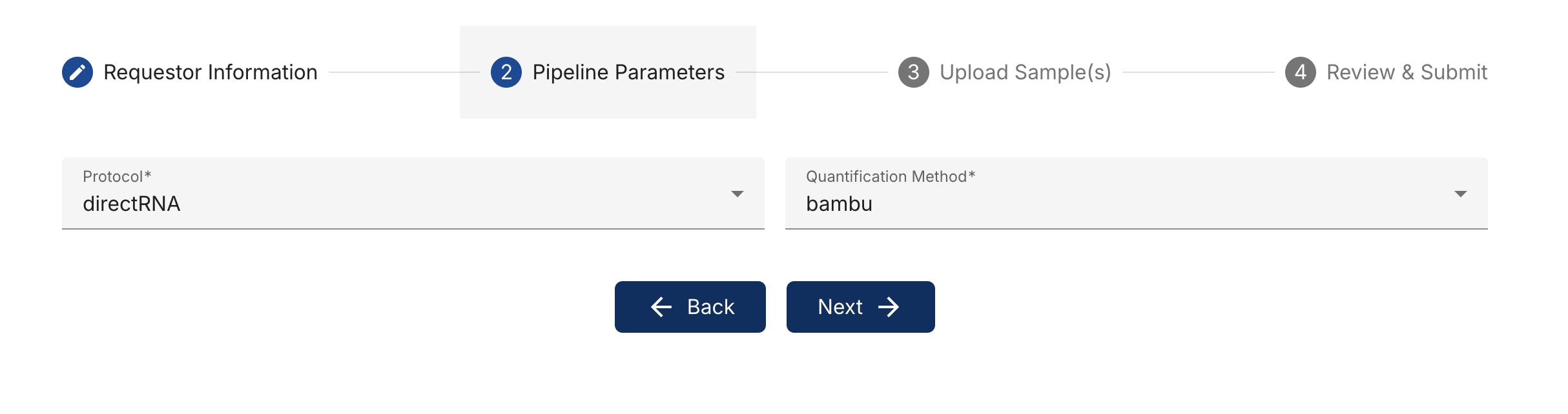 parameter information
